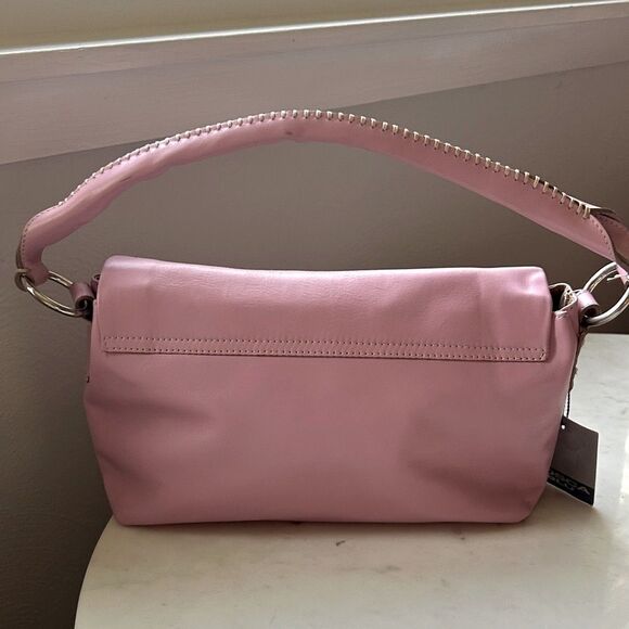 Tosca Blu pale pink Leather shoulder Handbag - Picture 8 of 16
